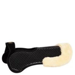 BR Avec Évidement Öko-Wolle Schwarz/Naturell One Size