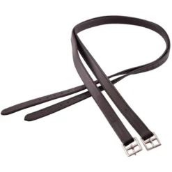 BR Steigbügelriemen Leder Nylon Soft Edelstahl Schwarz 145cm