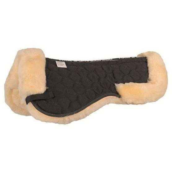 HKM Pony Echt-Lammfell-Sattelkissen Schwarz Pony 2 HKM Pony Echt-Lammfell-Sattelkissen Schwarz Pony – Bild 2