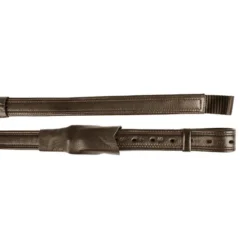 Horka Steigbügelriemen Nylon Dressur Braun/Silber
